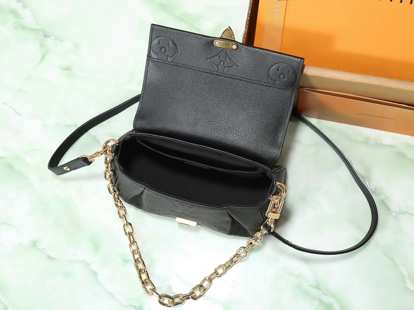 Louis Vuitton Black Chain Bag