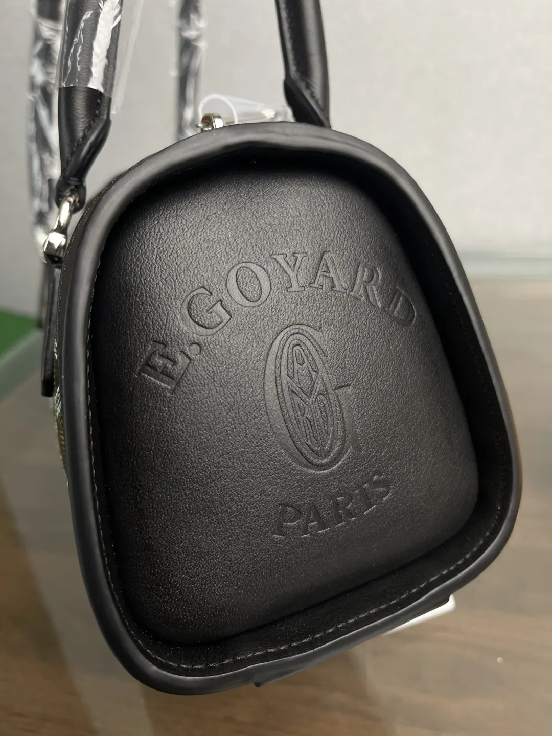 Goyard Blue Hobo Shoulder Bag Vintage Leather