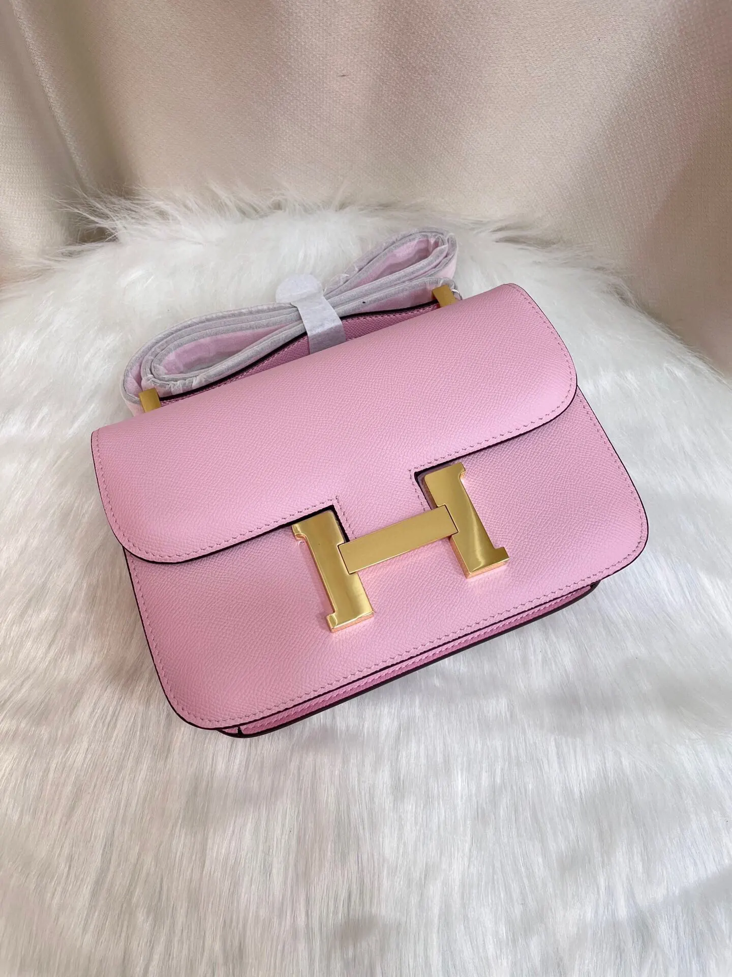 Yellow Organizer Pouch Travel Leather