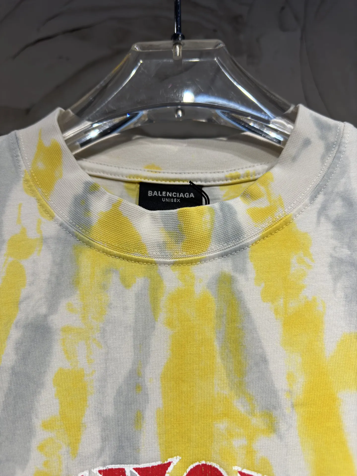 Balenciaga Print Short Sleeve T-Shirt Street