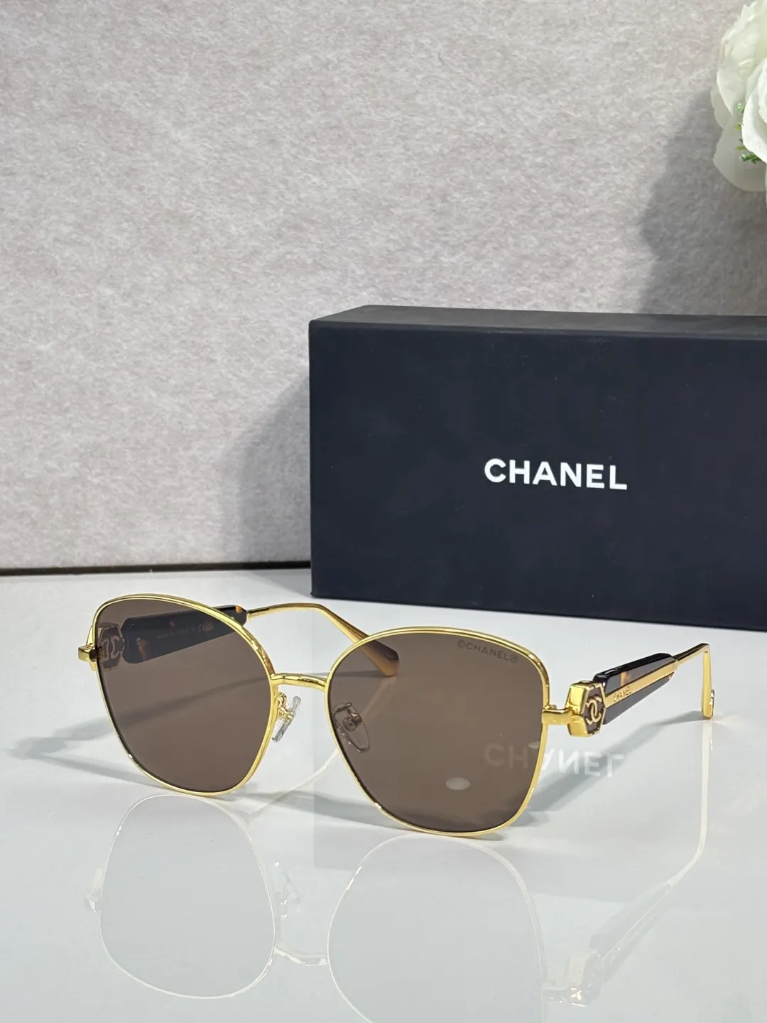 Chanel 墨镜 時尚防晒 太陽鏡
