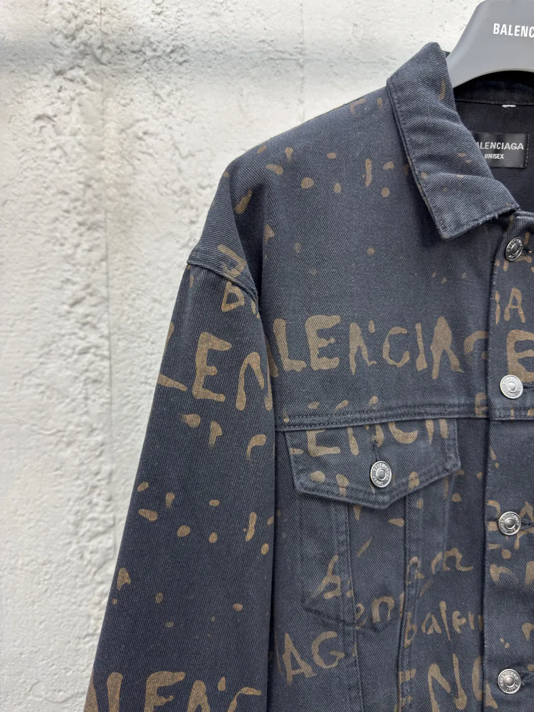 Balenciaga 黑色牛仔外套