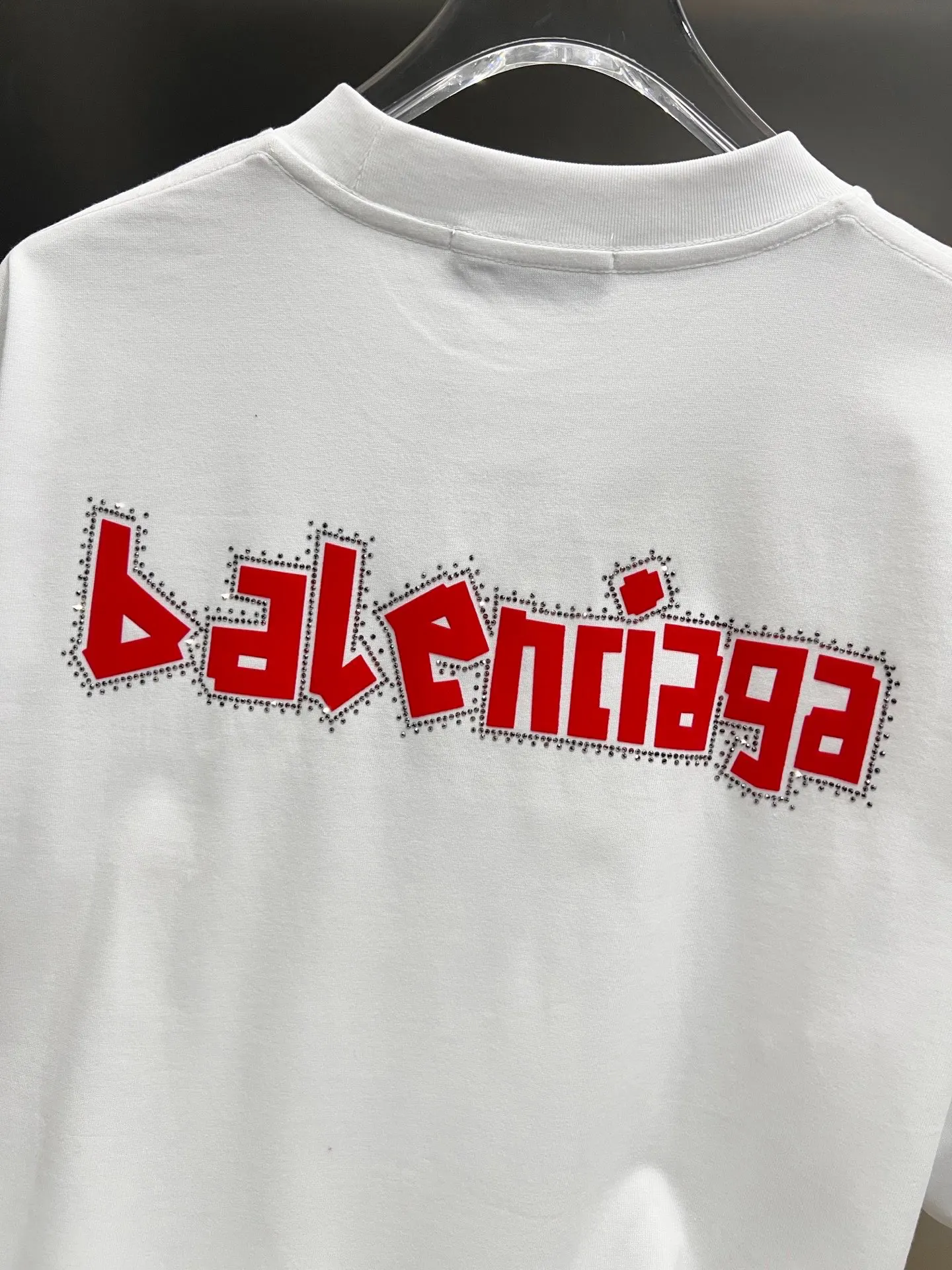 Balenciaga Black Logo Short Sleeve T-Shirt Loose