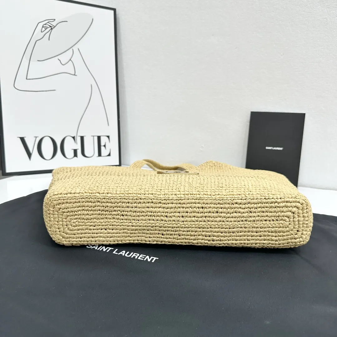 YSL 编织 icare max 托特包 大容量托特款