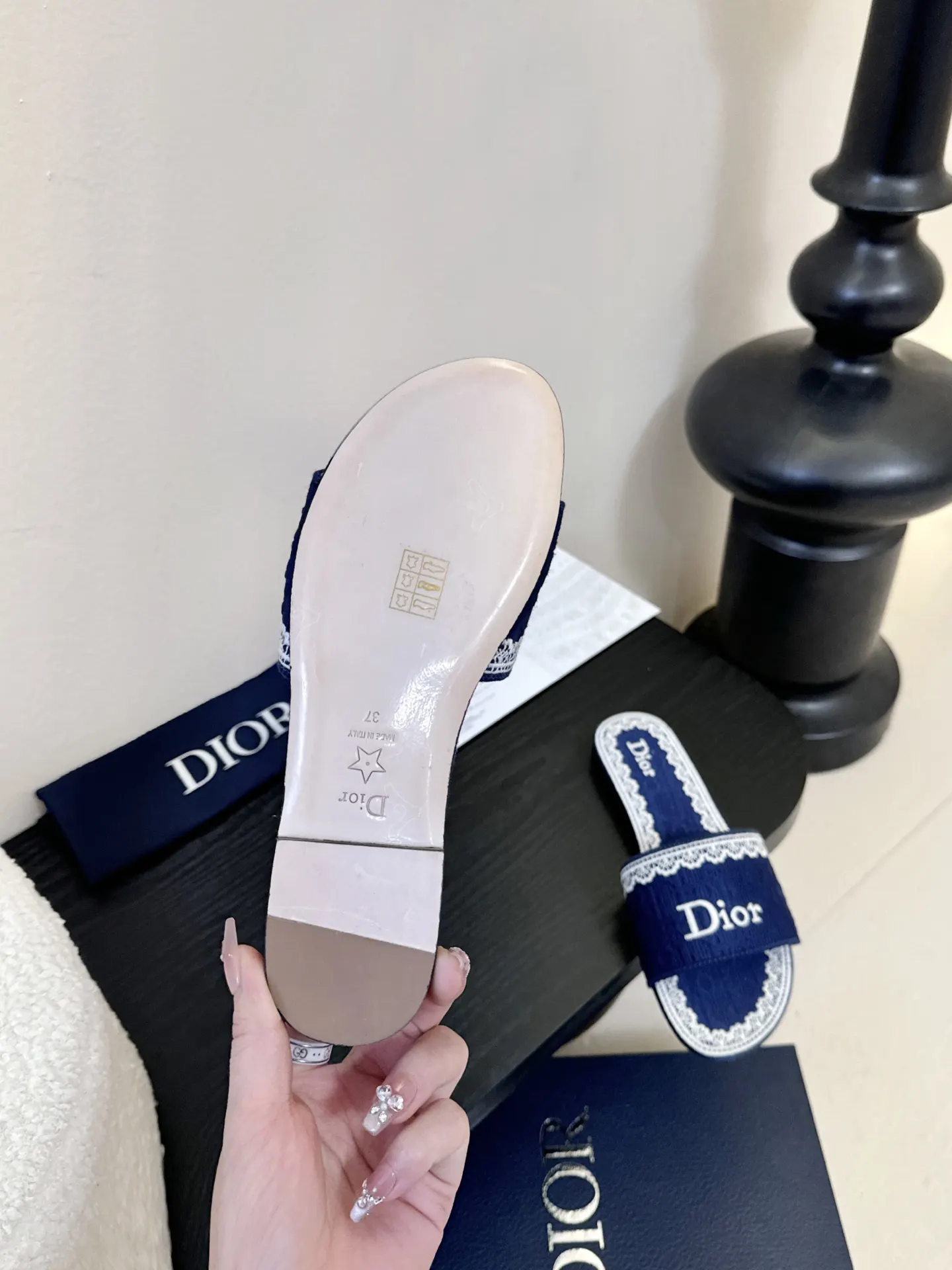 Dior Sheepskin Shoes Comfortable And Slides Image 2 Dior Sheepskin Shoes Comfortable And Slides Image 2