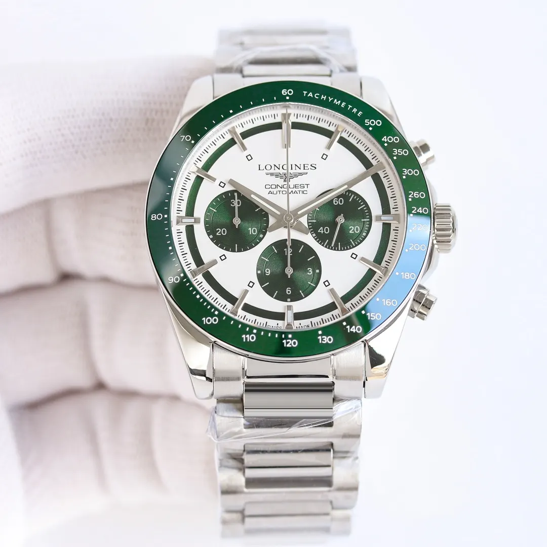 Longines 黑色 ⃣ 字面是独特的 熊猫眼 主要有 黑白 深海藍 手錶 經典腕表款