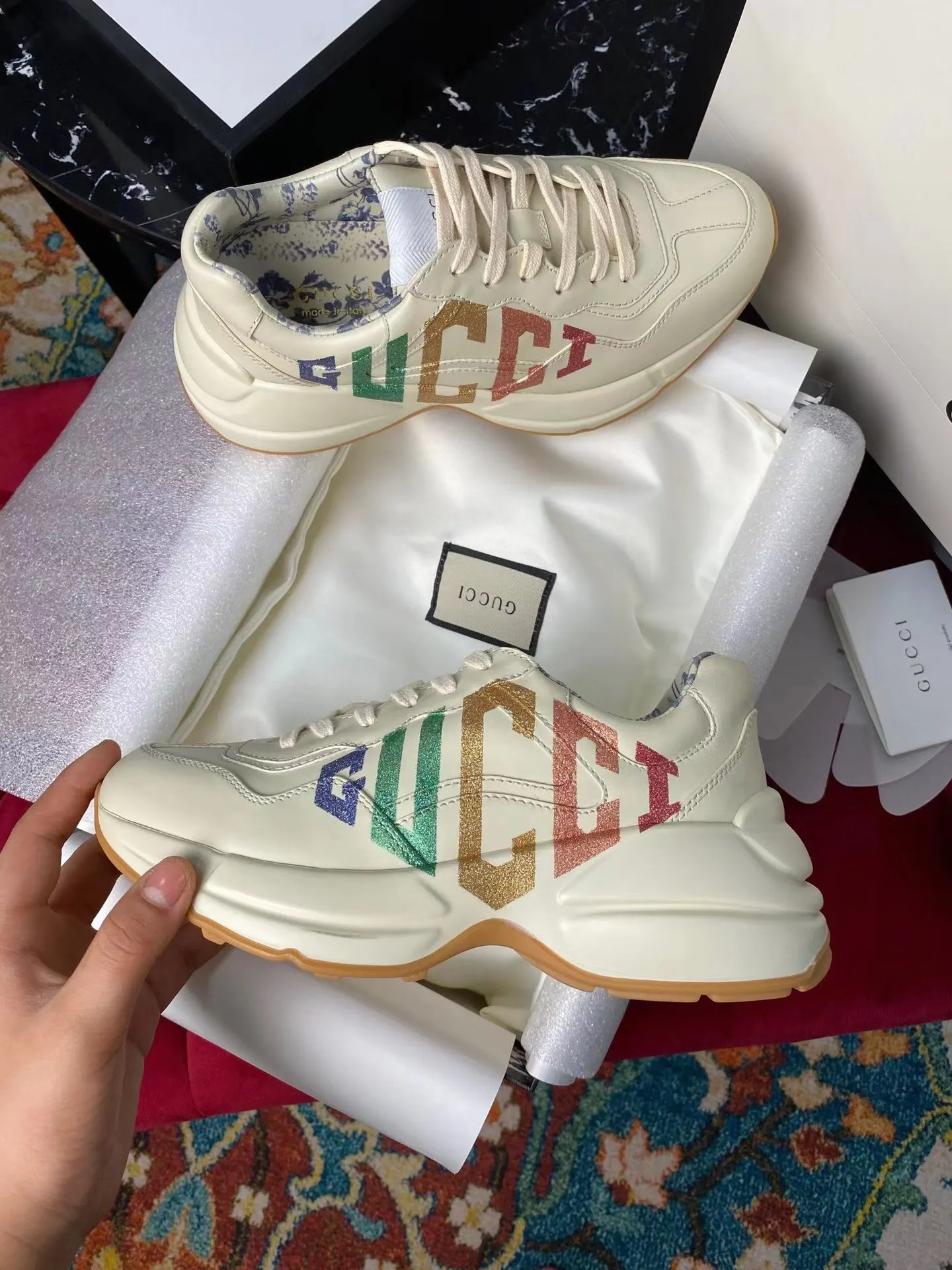 Gucci Logo休闲运动鞋