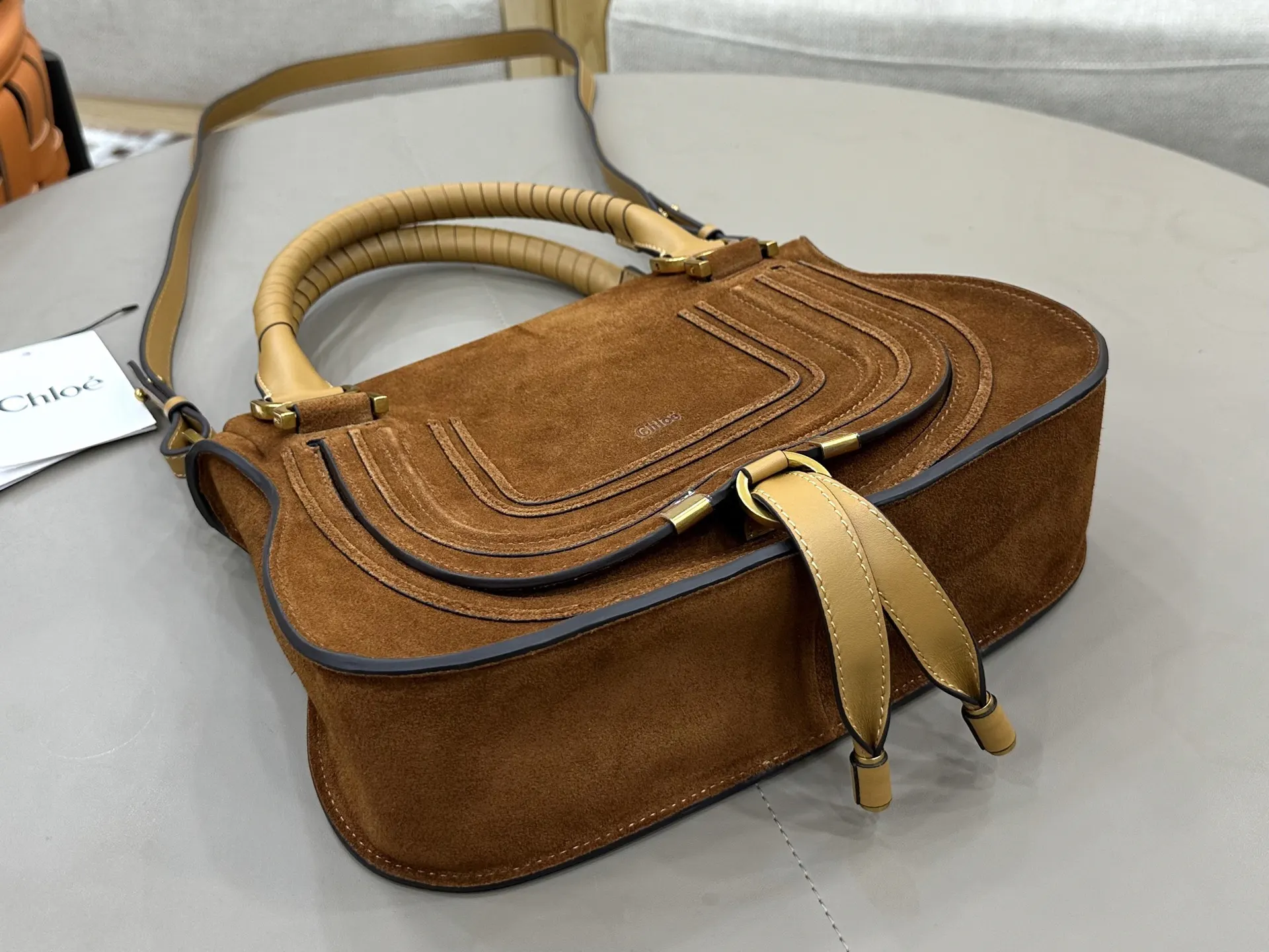 小牛皮 Chloe Marcie马鞍包 斜挎包 轻便斜挎款