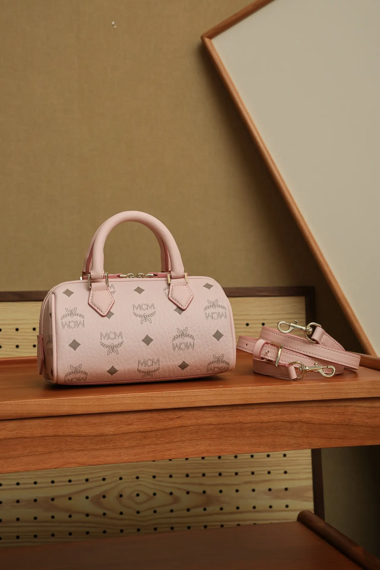 Pink Monogram Fashion Item Travel