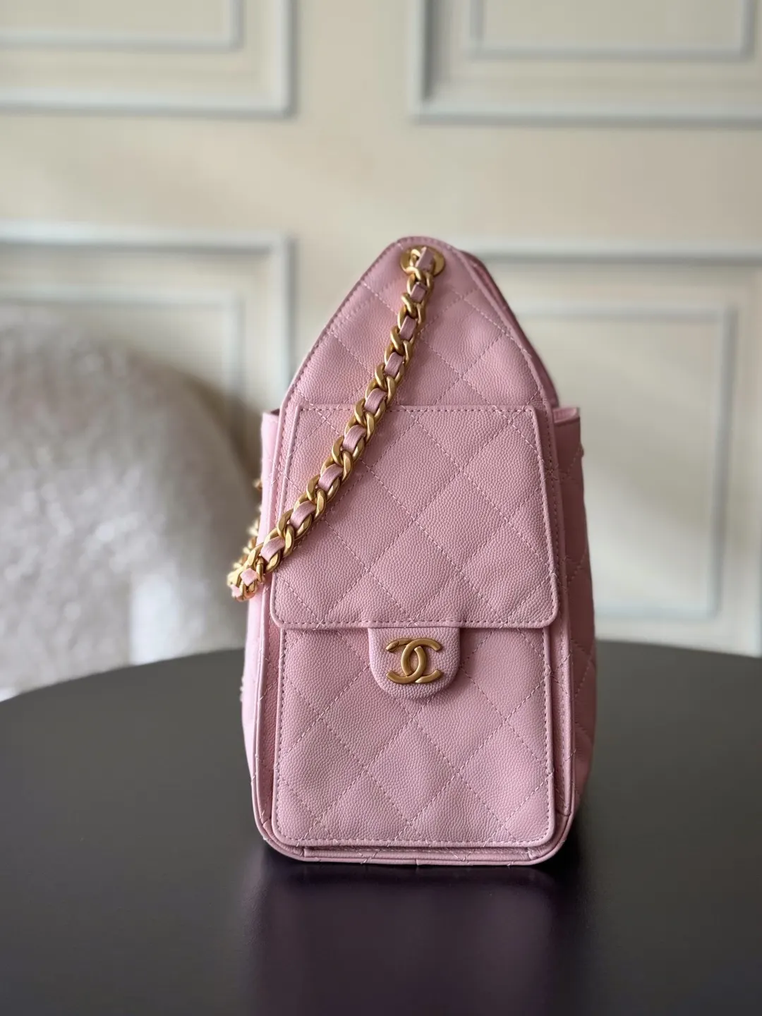 CHANEL Hobo 牛皮 腋下包 復古腋下背款