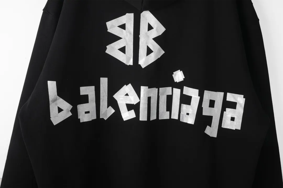 Balenciaga Logo 衛衣 黑色