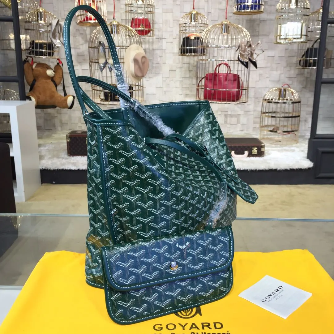 Goyard 戈雅 双面可用 充满法式优雅 订制Y字母涂鸦料 皮轻 旅行包 大容量旅行款