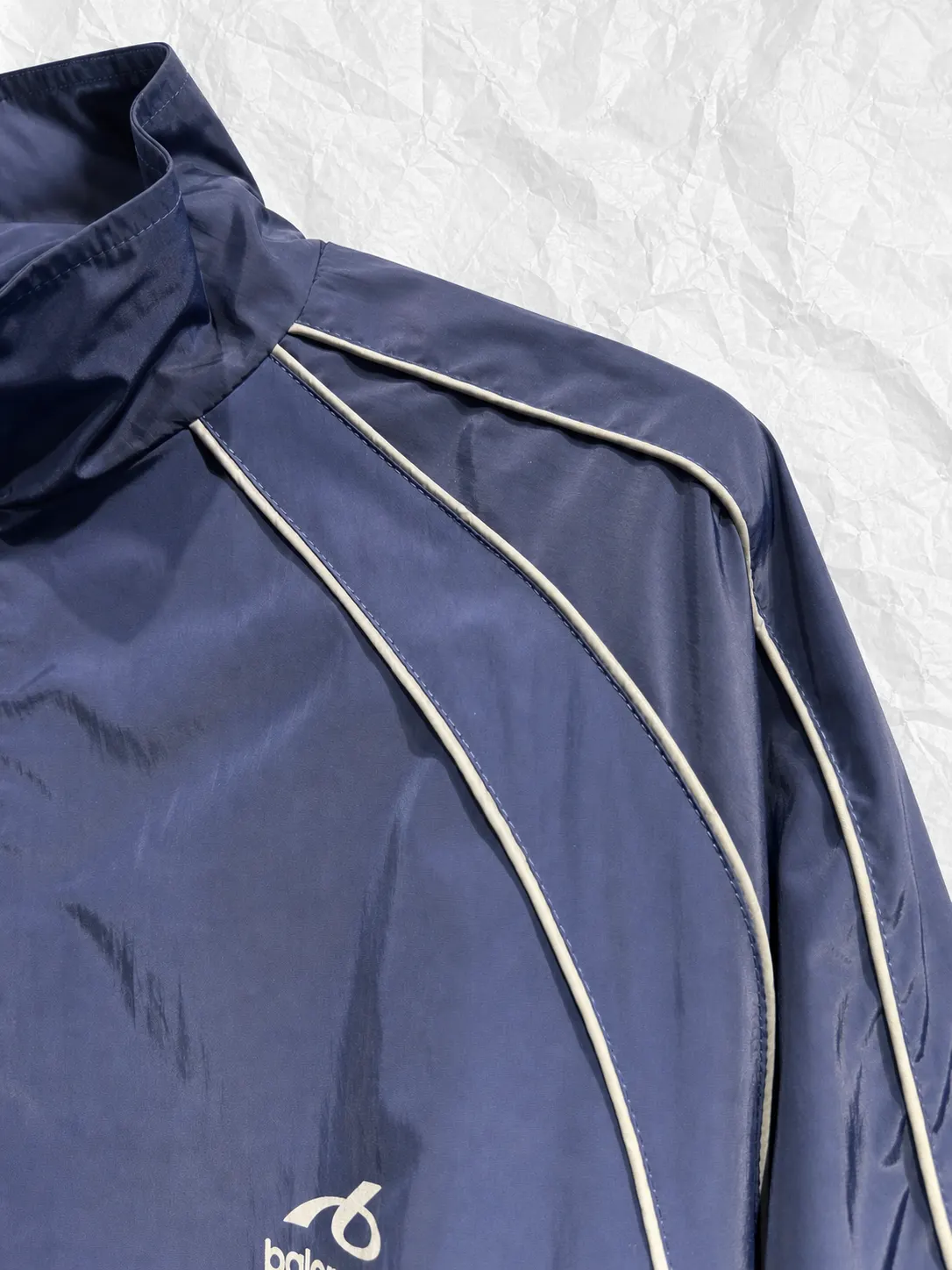Balenciaga Blue Nylon Sport Jacket