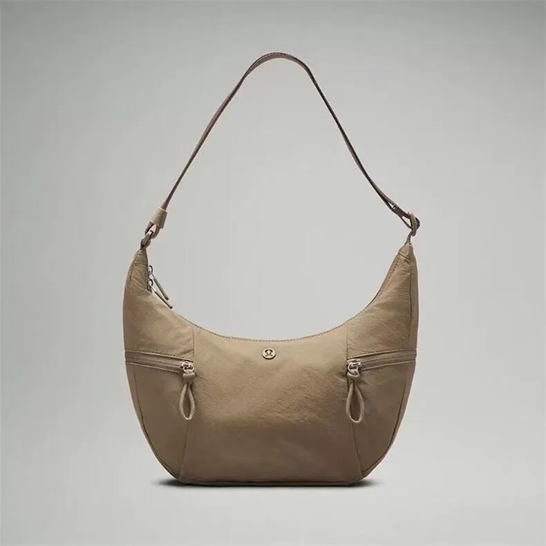 Black White Crossbody Bag Lightweight Casual Versatile