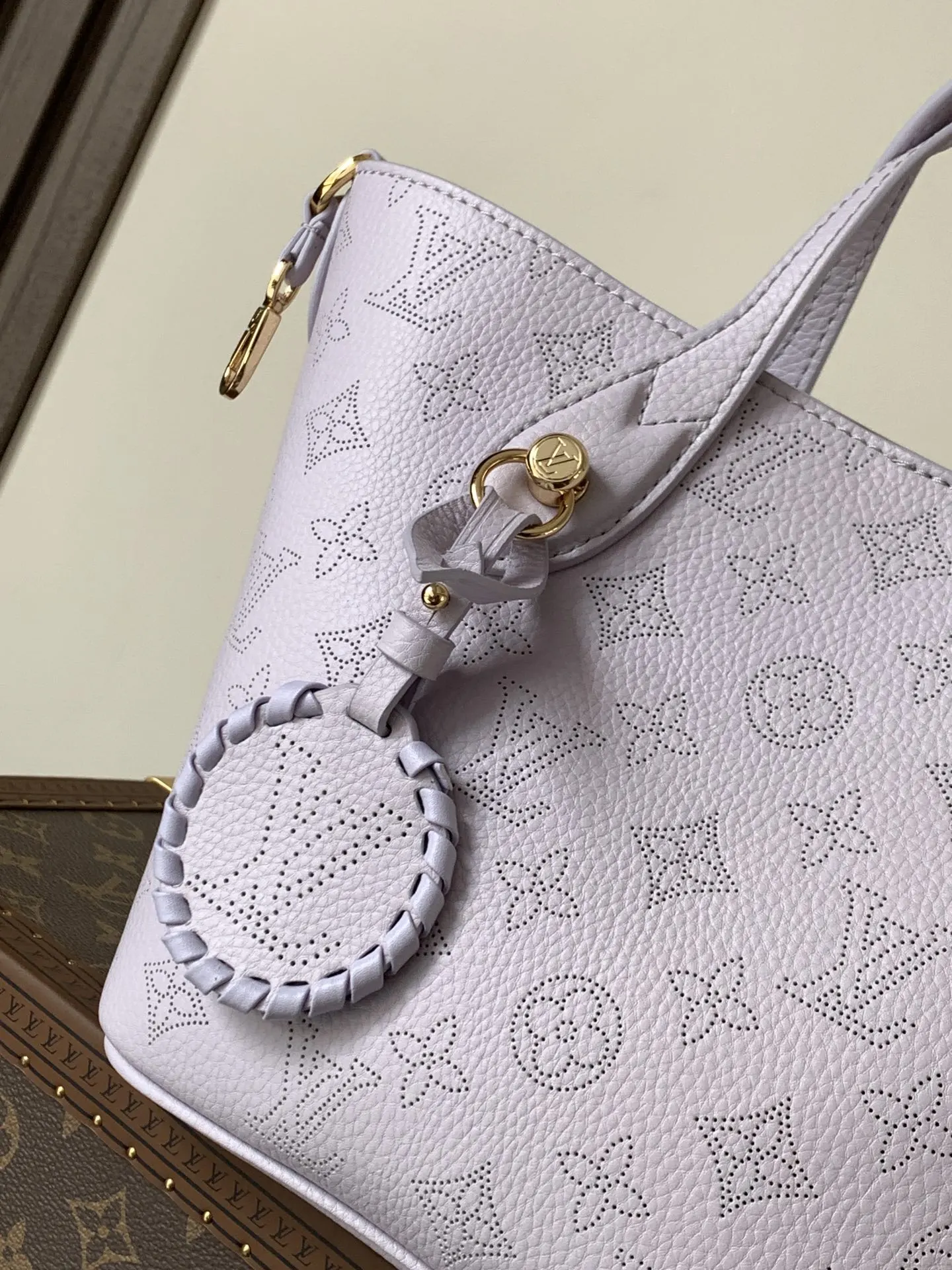 Louis Vuitton Purple Organizer Pouch Travel Leather