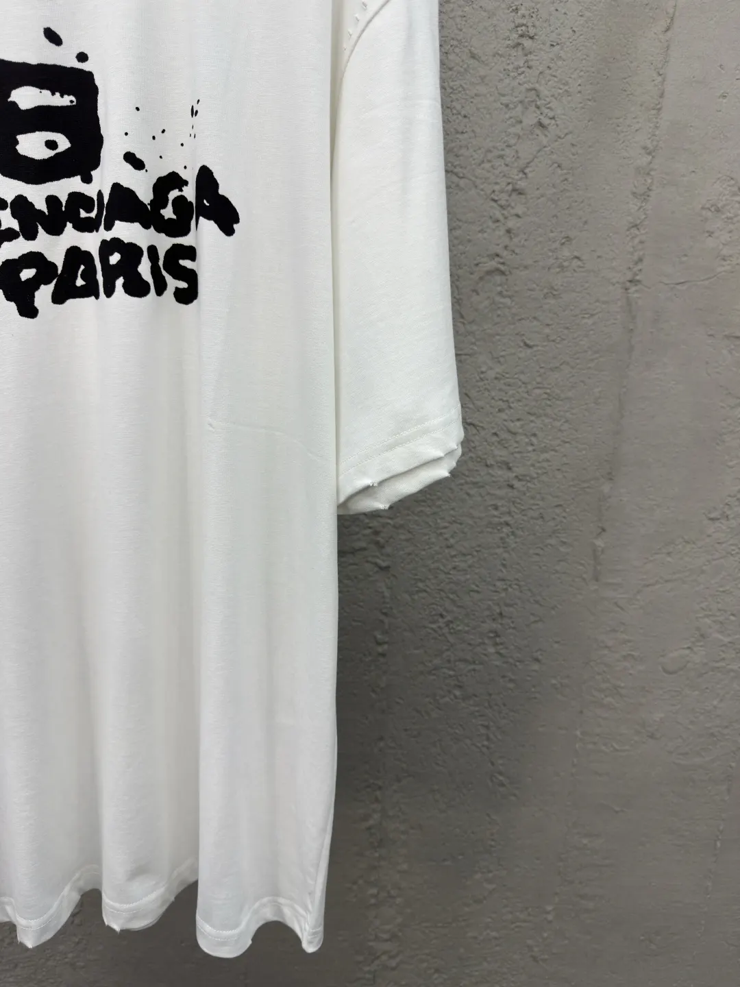 Balenciaga 白色 純棉 Logo 短袖T恤