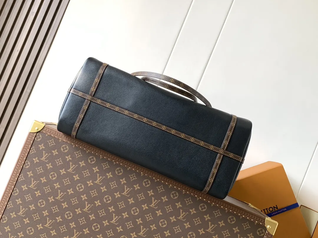 Black Fashion Item Travel Leather