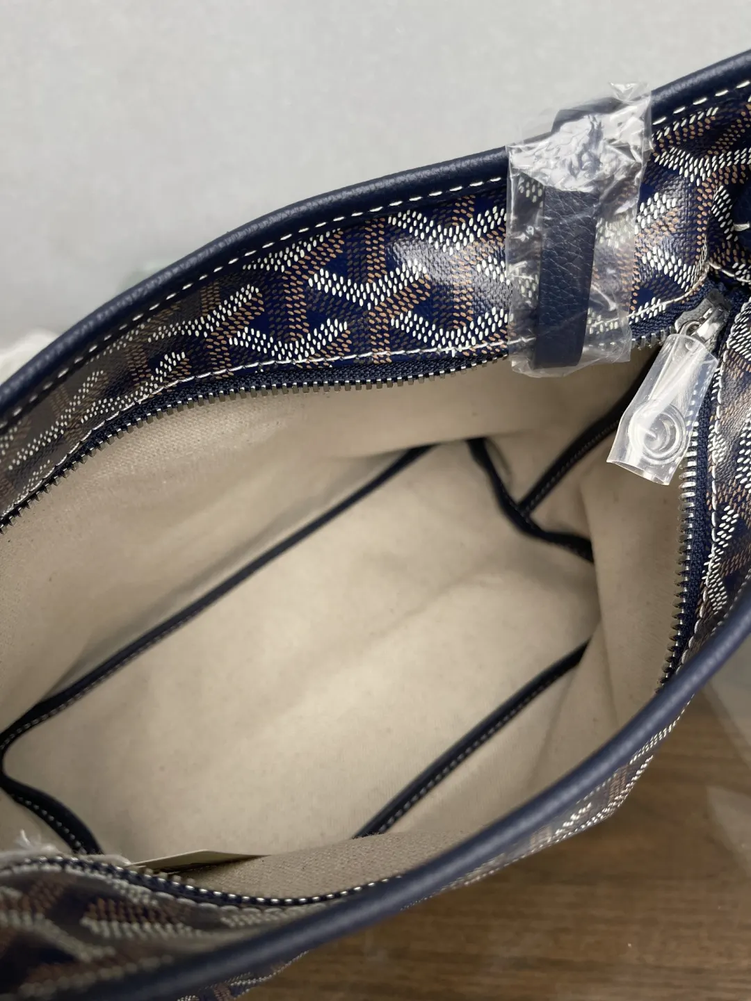 Goyard Hobo 藍色 深藍 腋下包 復古腋下背款