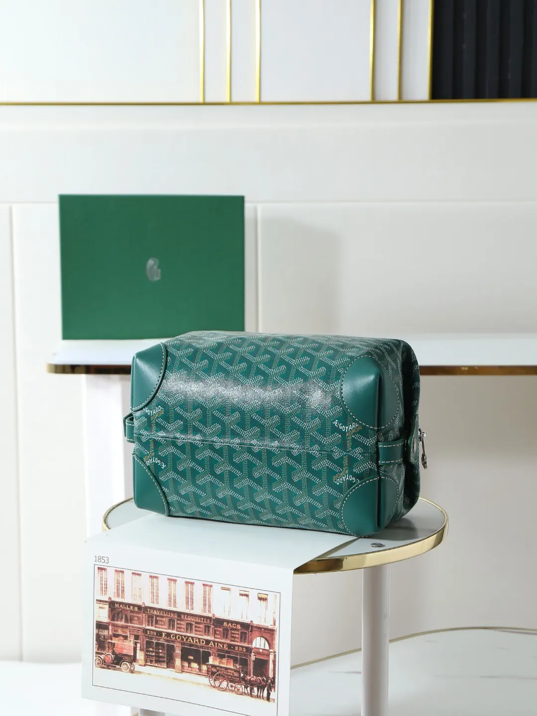 Goyard 戈雅 化妆 收纳袋 内里有 手拿包 精致手拿款