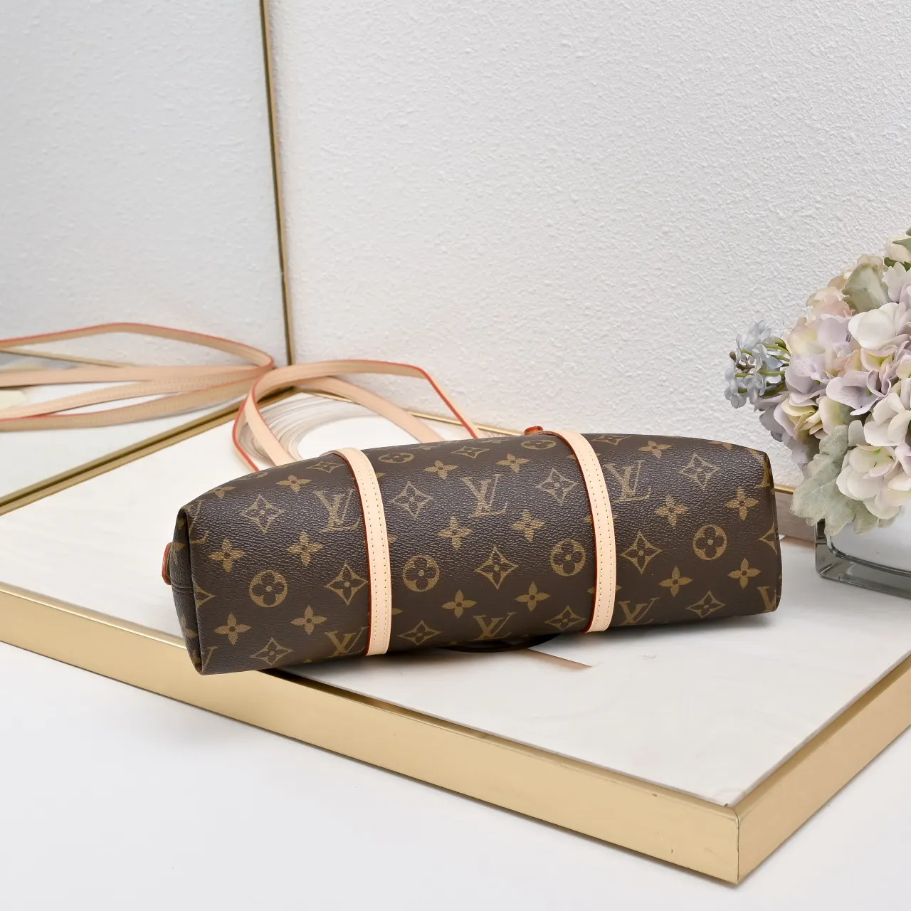 Monogram Organizer Pouch Travel Leather