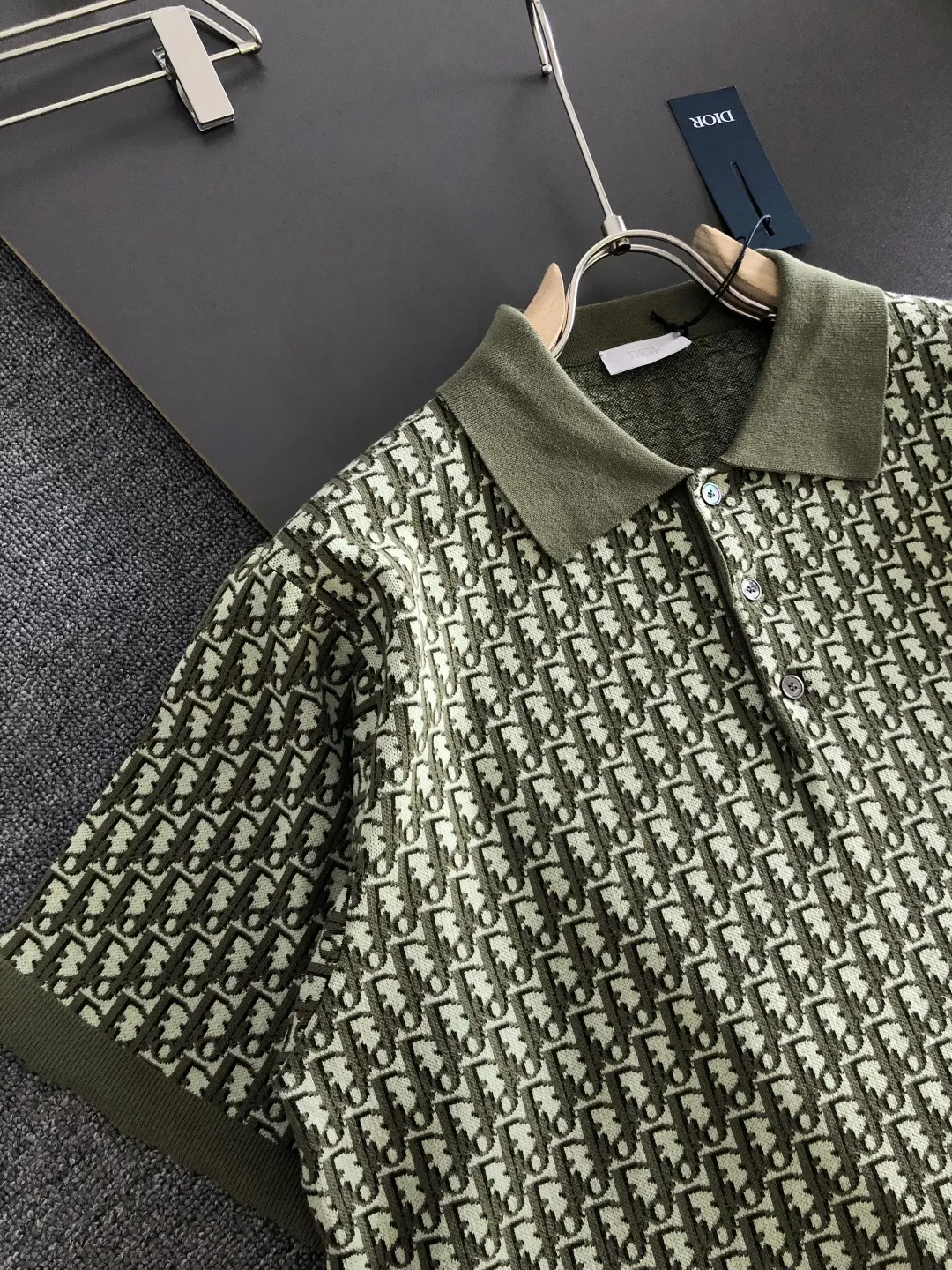 Dior Oblique 提花 Polo衫
