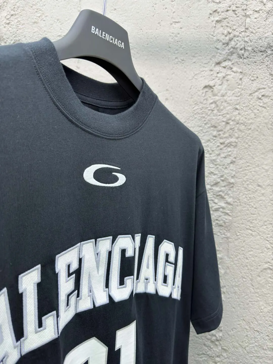 Balenciaga Blue Short Sleeve T-Shirt Street