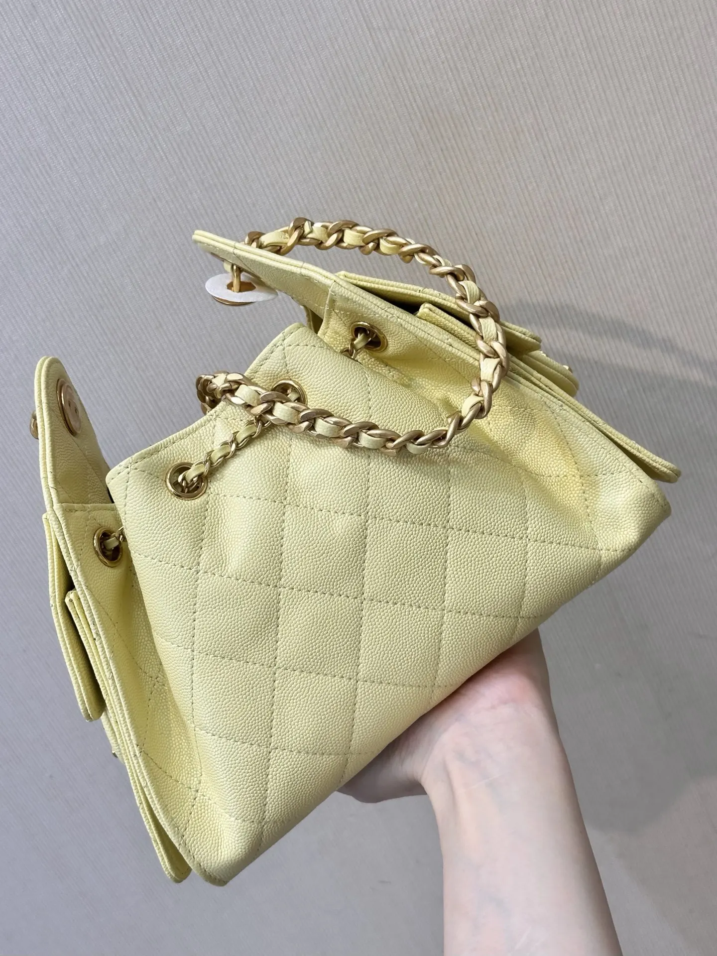 Bucket Bag Casual Leather