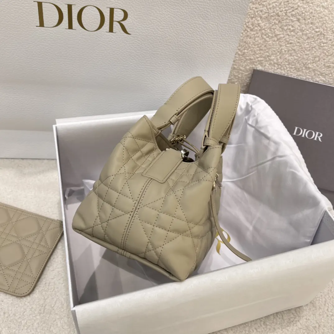 Dior 牛皮手袋 手提斜挎 复古