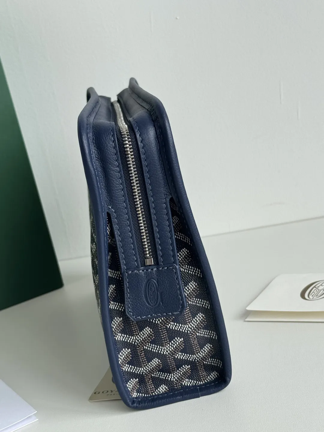 Goyard 黃色 牛皮 手拿包 精致手拿款