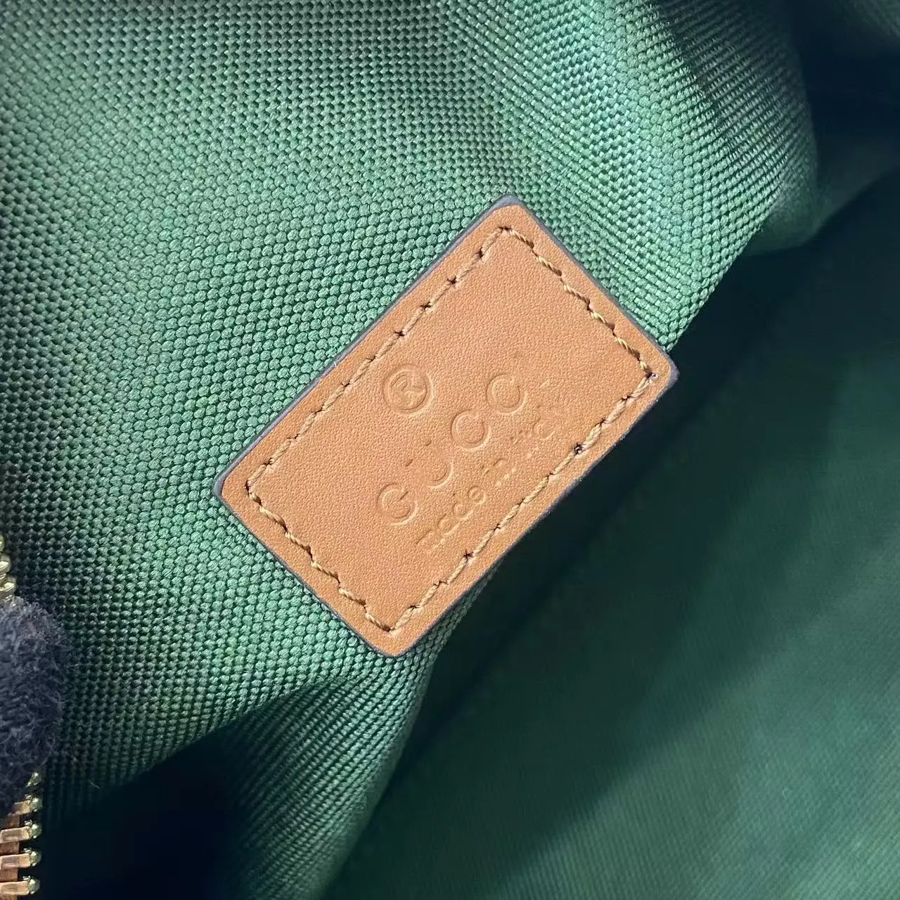 Gucci Brown Gold Fashion Item Travel Canvas