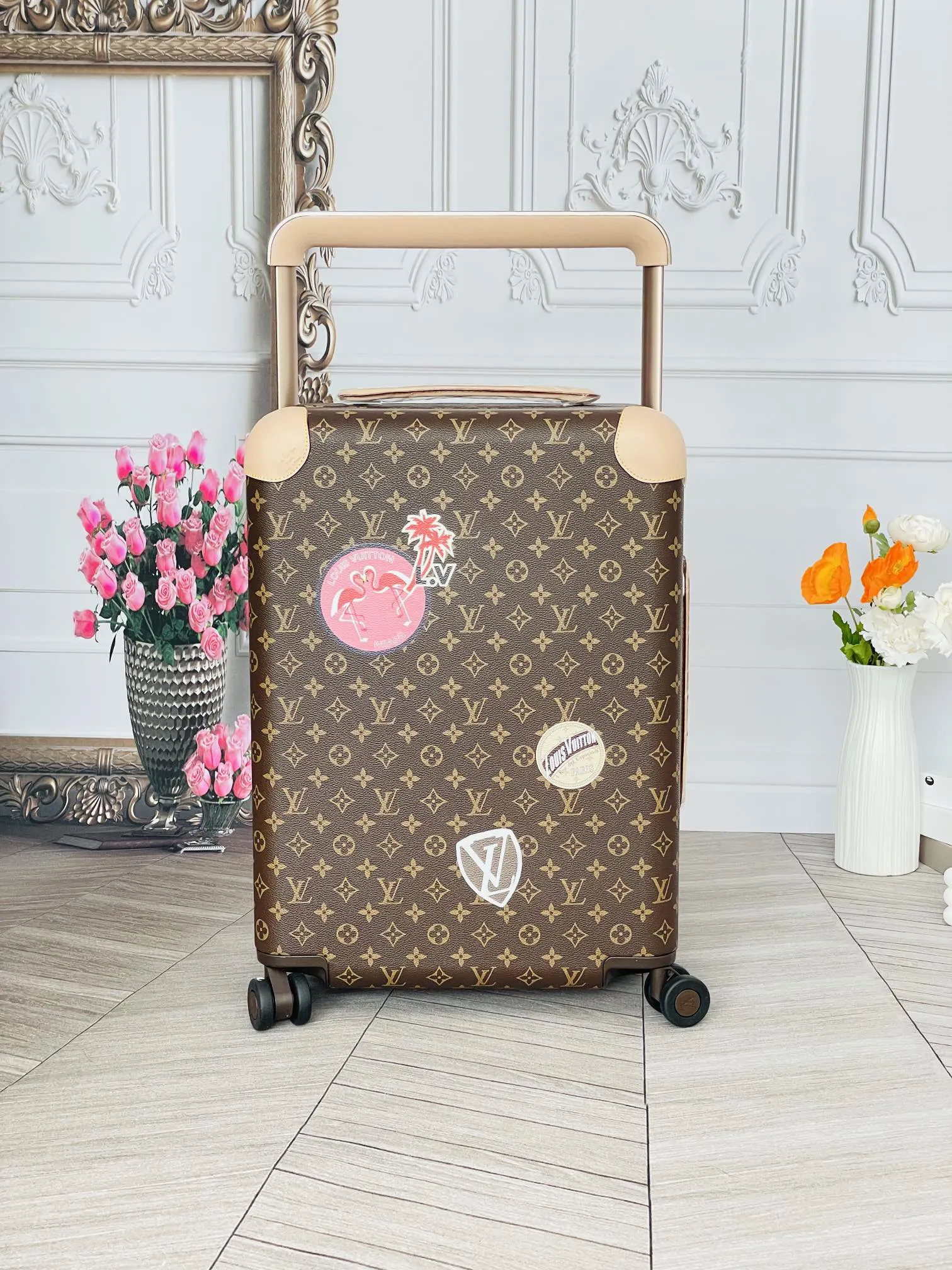 Louis Vuitton Monogram Suitcase Travel Lightweight Canvas