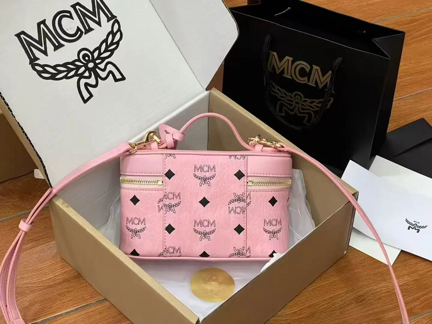 Pink Cosmetic Pouch Classic