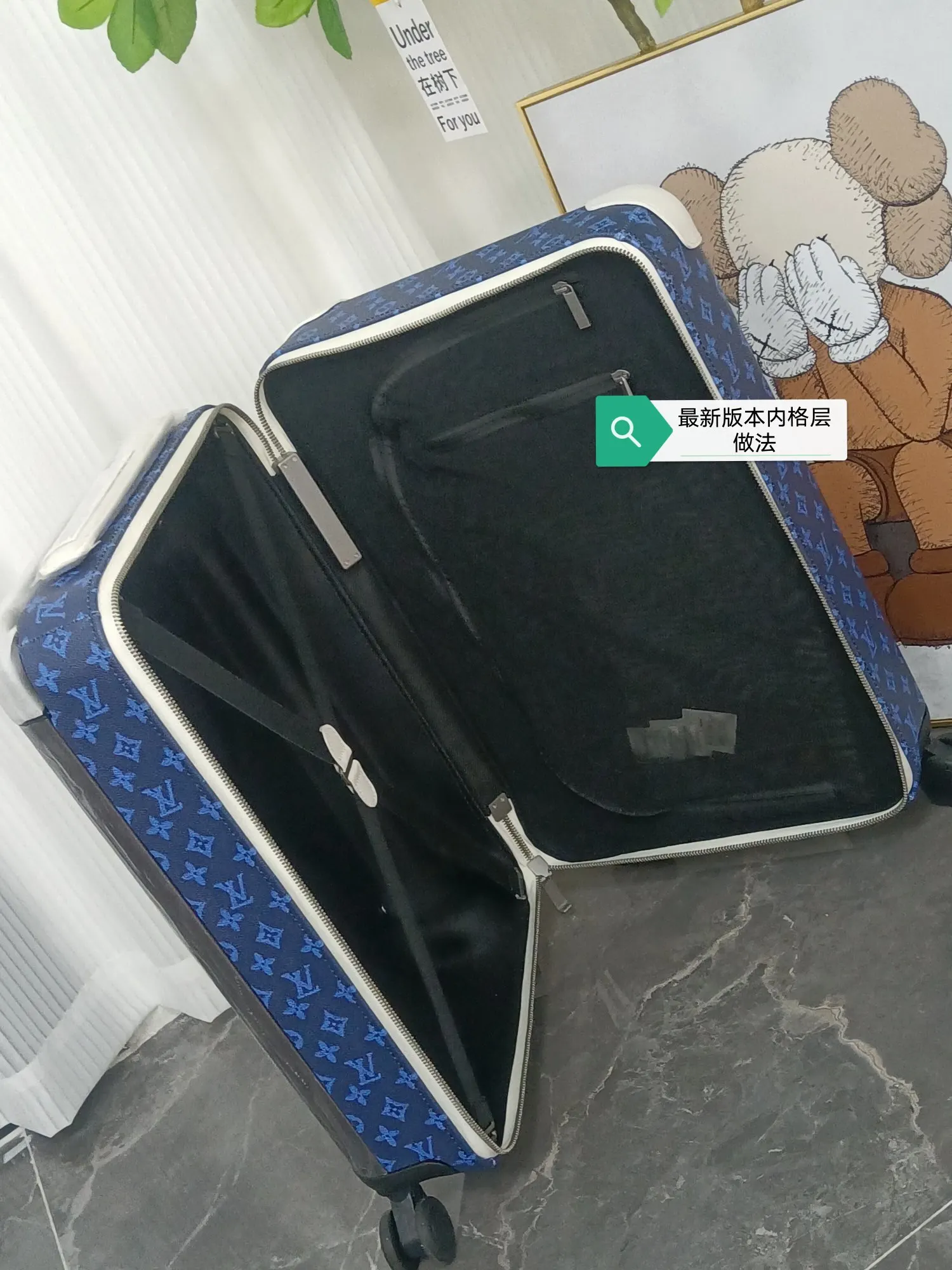 Suitcase Travel Lightweight Leather