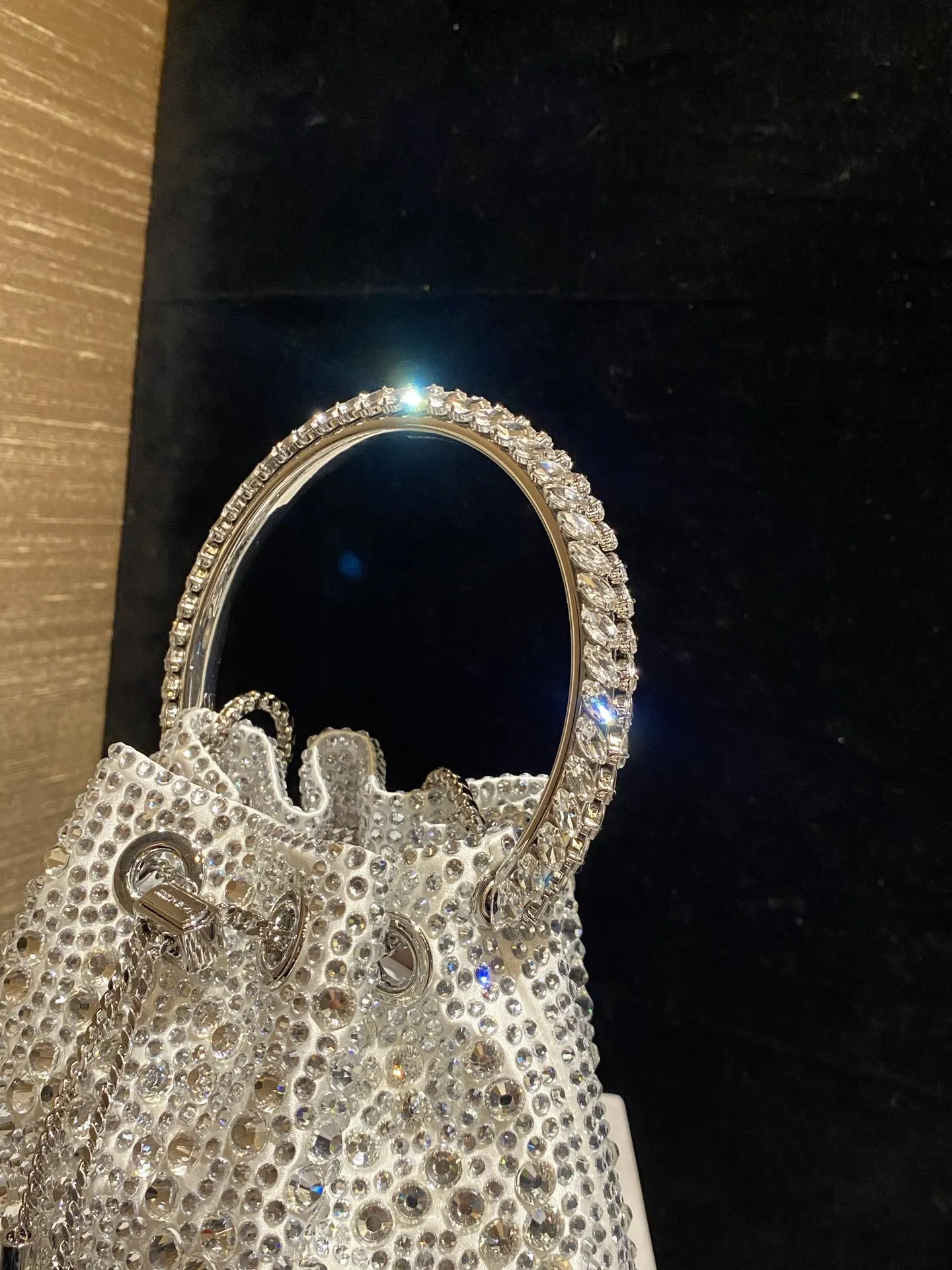 JIMMY CHOO BON BON系列标志款手提包 鏈條包 精致鏈條款