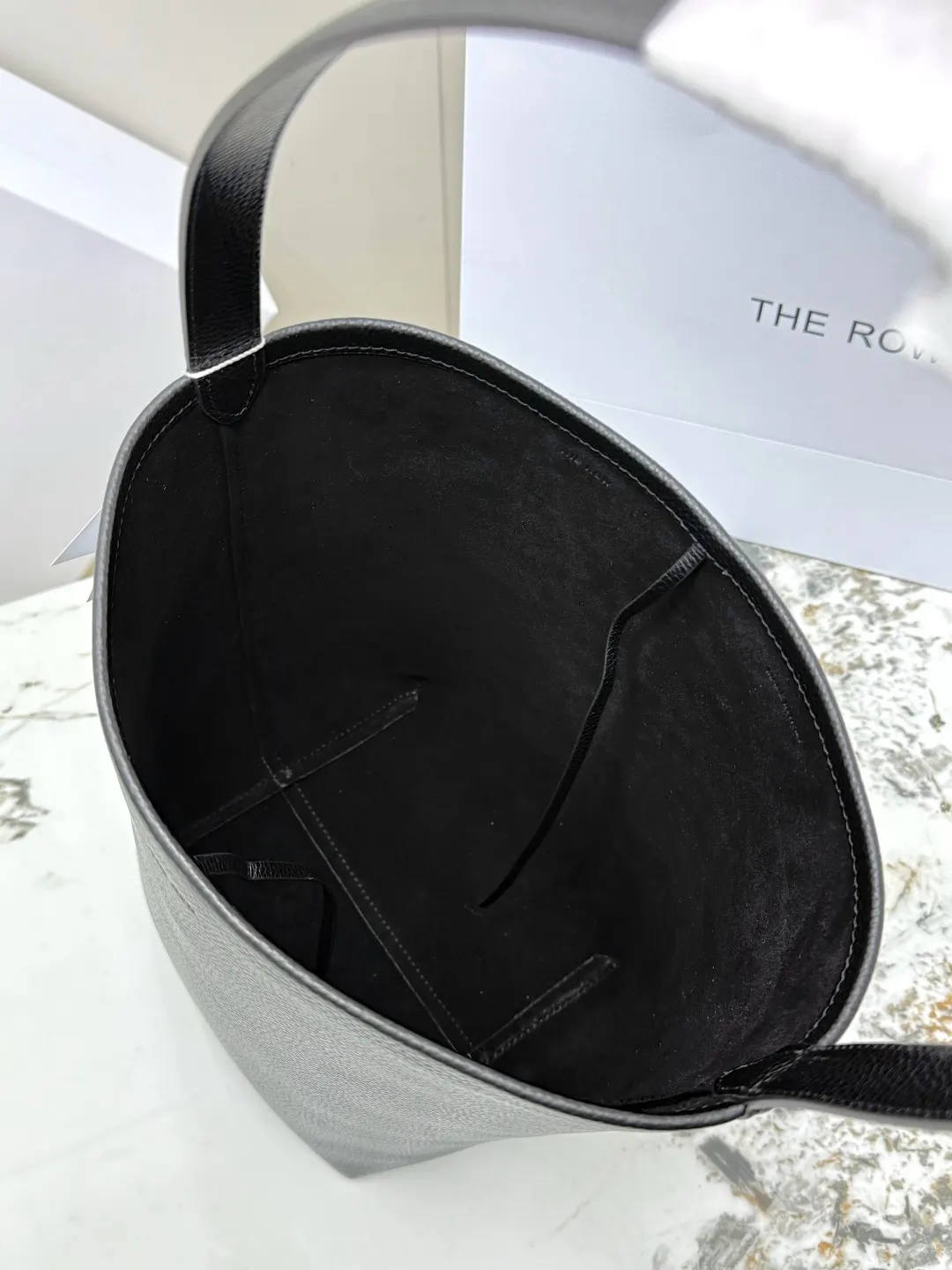 Black Tote Bag Leather