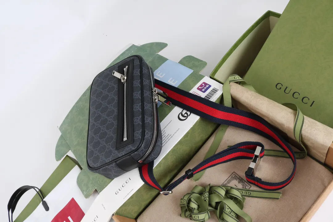Black Belt Bag Casual Leather