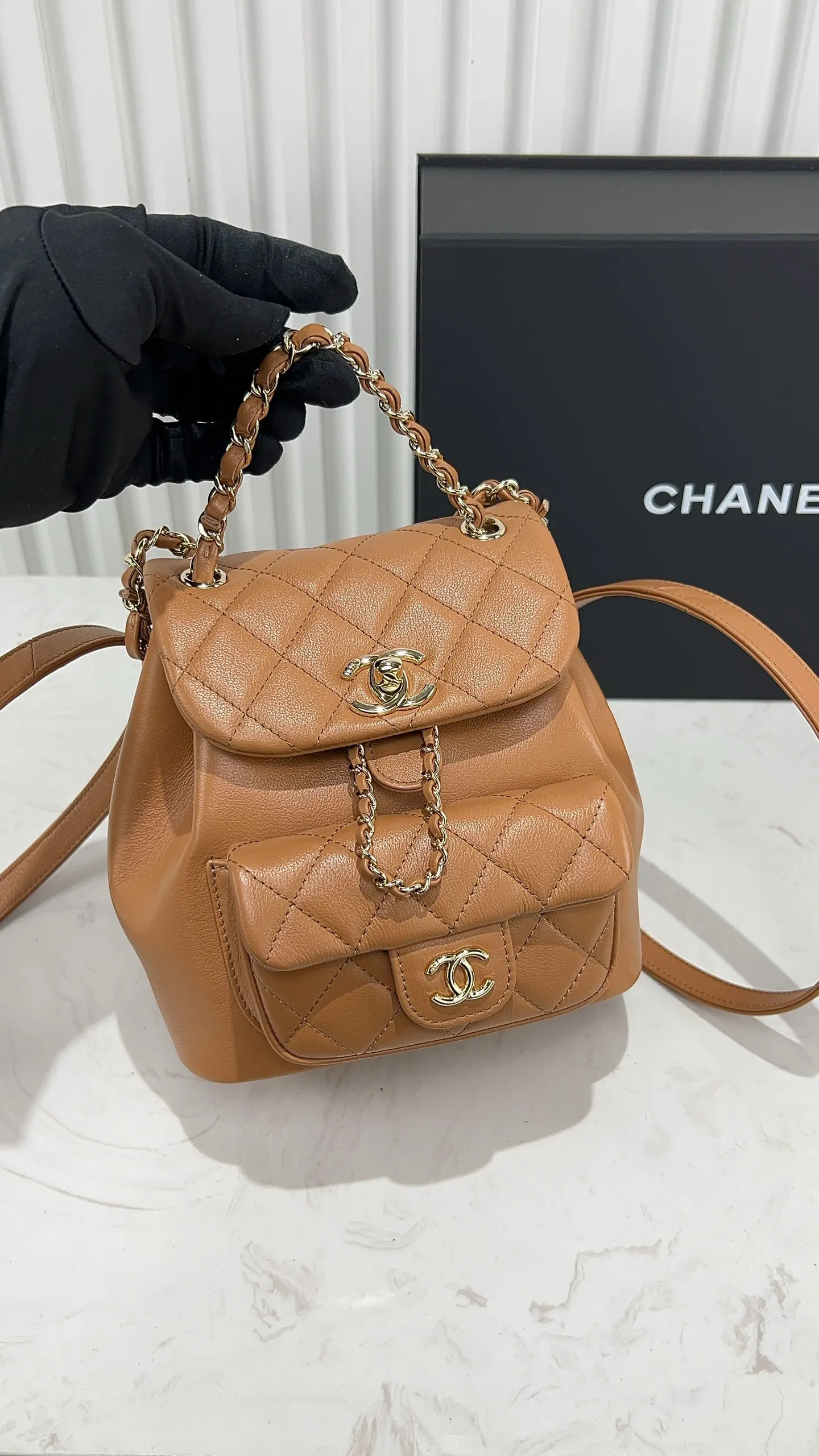 Chanel Backpack Leather