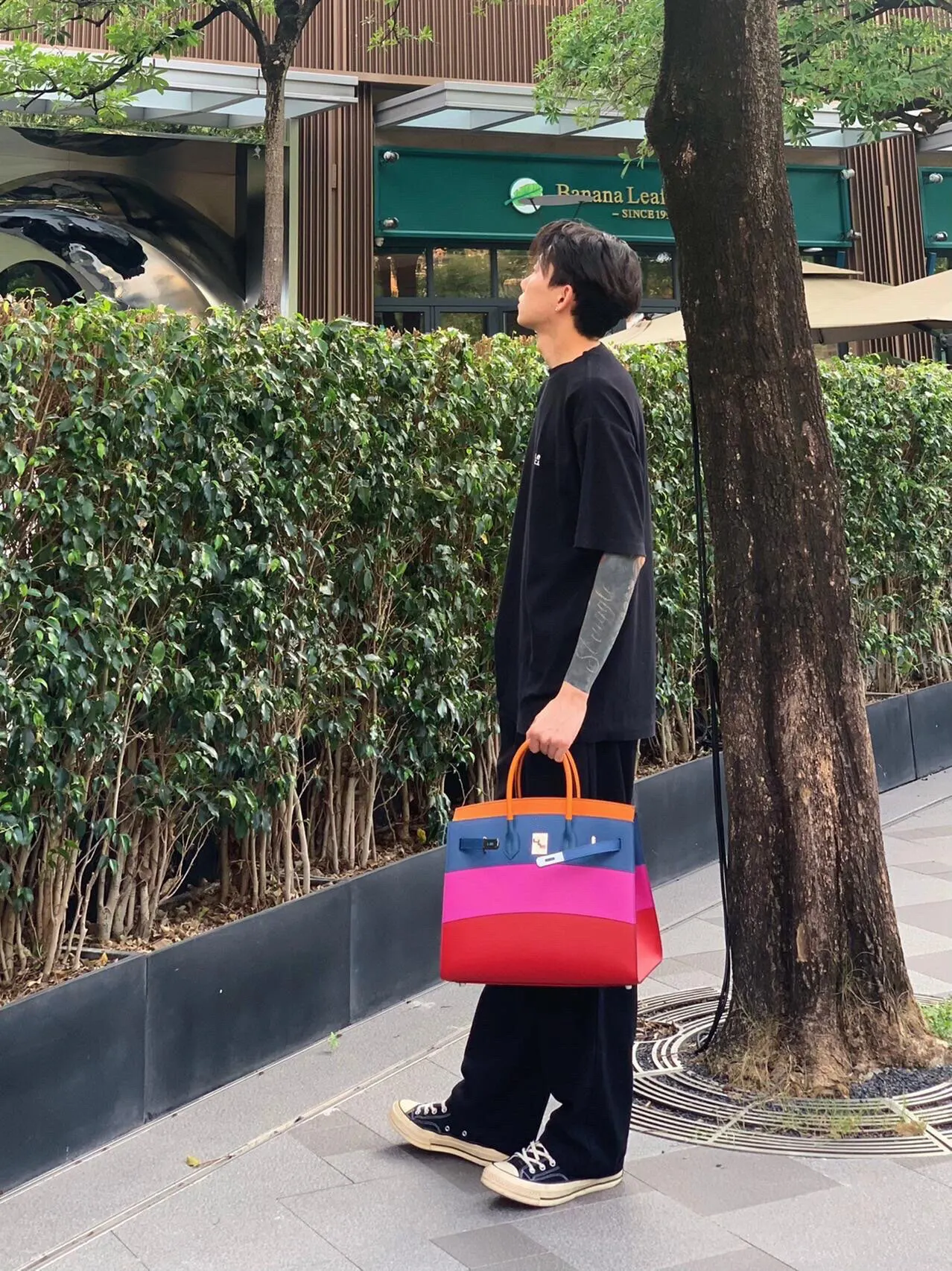 Hermès Birkin 拼色 手提包