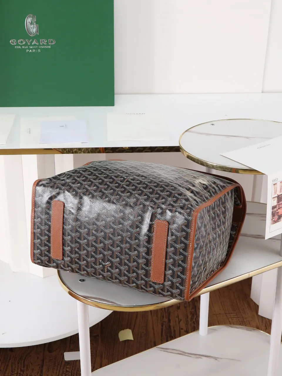 Goyard 棕色 双肩包 实用双肩款
