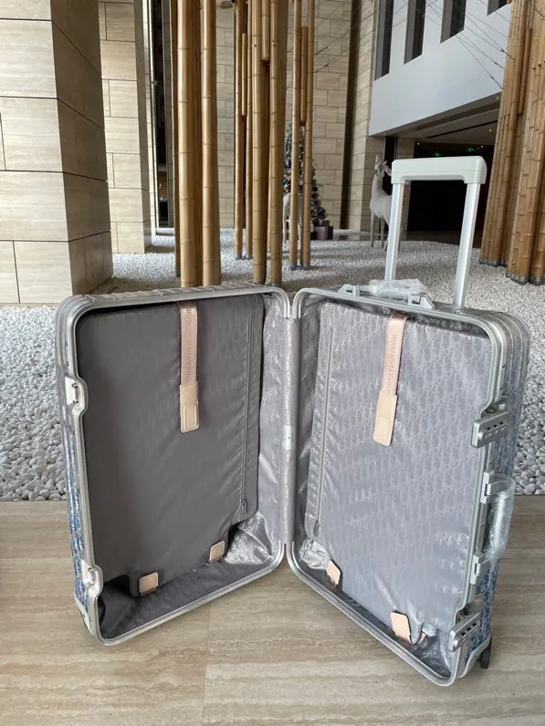 Dior 黑色 藍色 拉杆箱旅行箱登机箱行李箱 D家 rimow 日默w 旅行拉杆款 輕便出行款