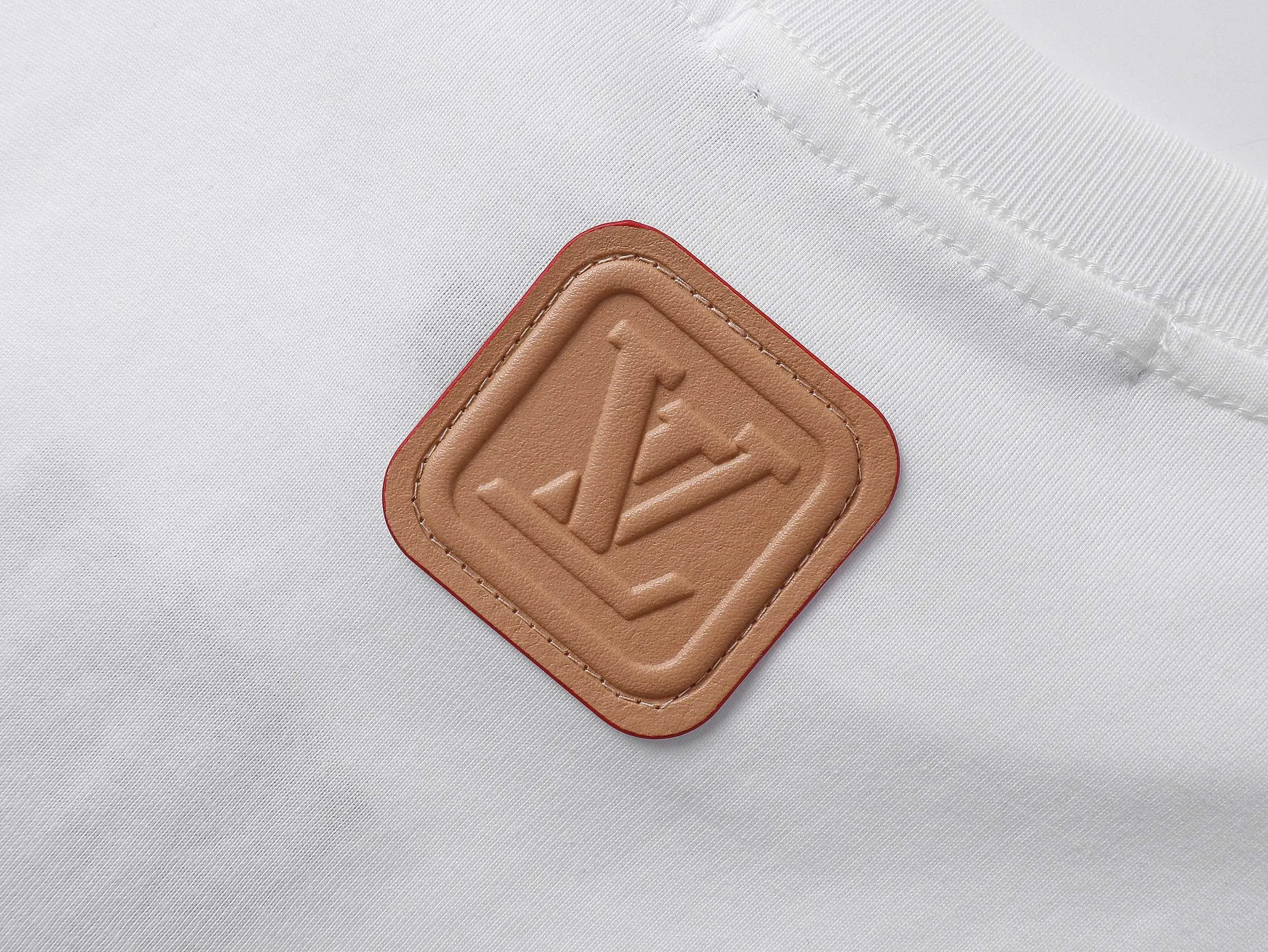 Louis Vuitton 白色 Logo 純棉 短袖T恤
