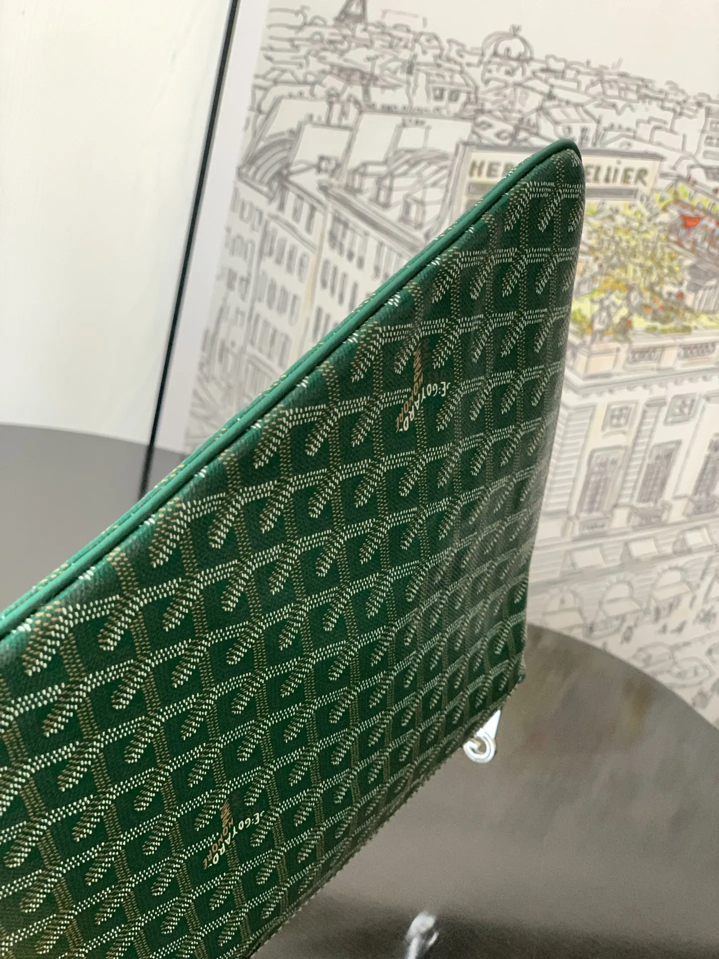 Goyard 綠色 鼎鼎戈雅 手拿包 精致手拿款