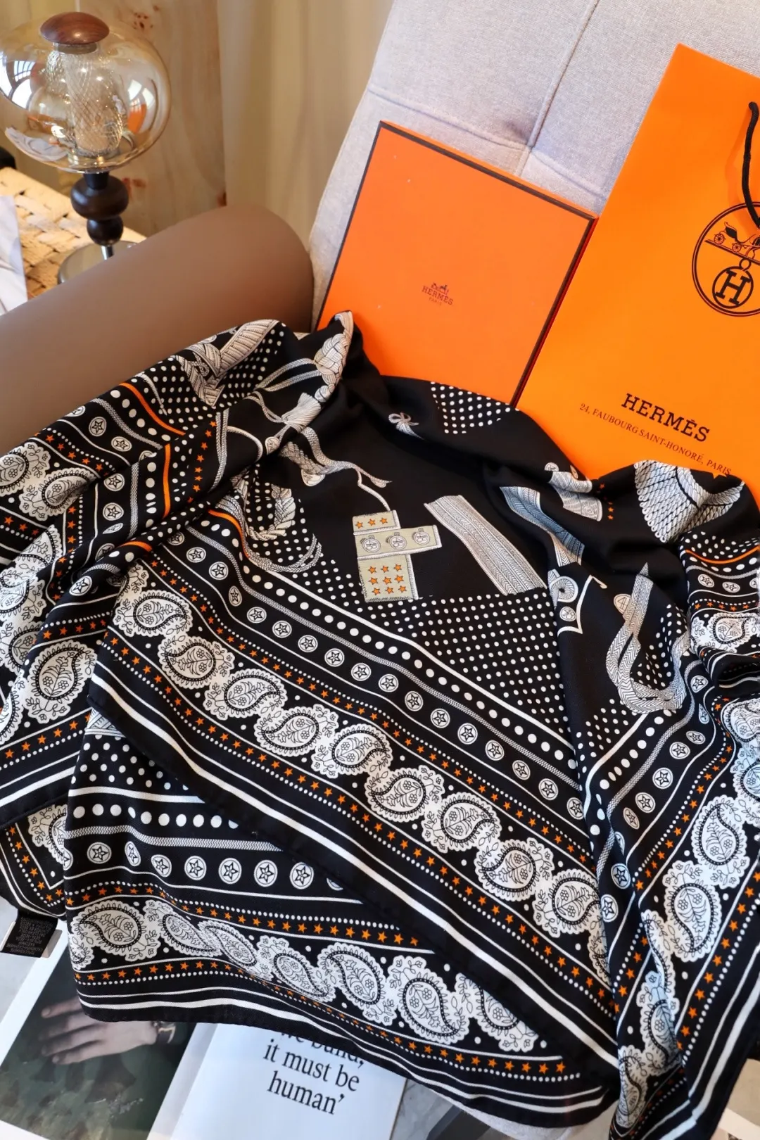 Hermès 真丝 手提包 40cm