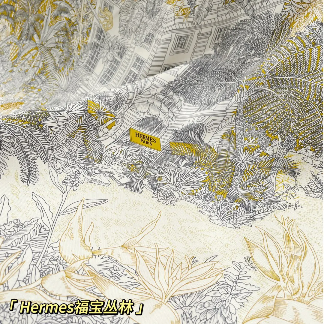 Hermès 粉色 編織 圍巾