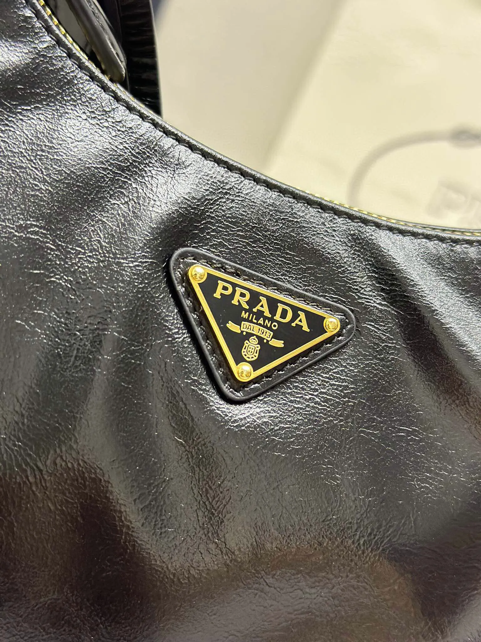 Prada Re-Nylon 黑色 链条Hobo腋下包 小包组合