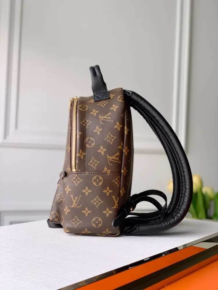 Gold Backpack Leather