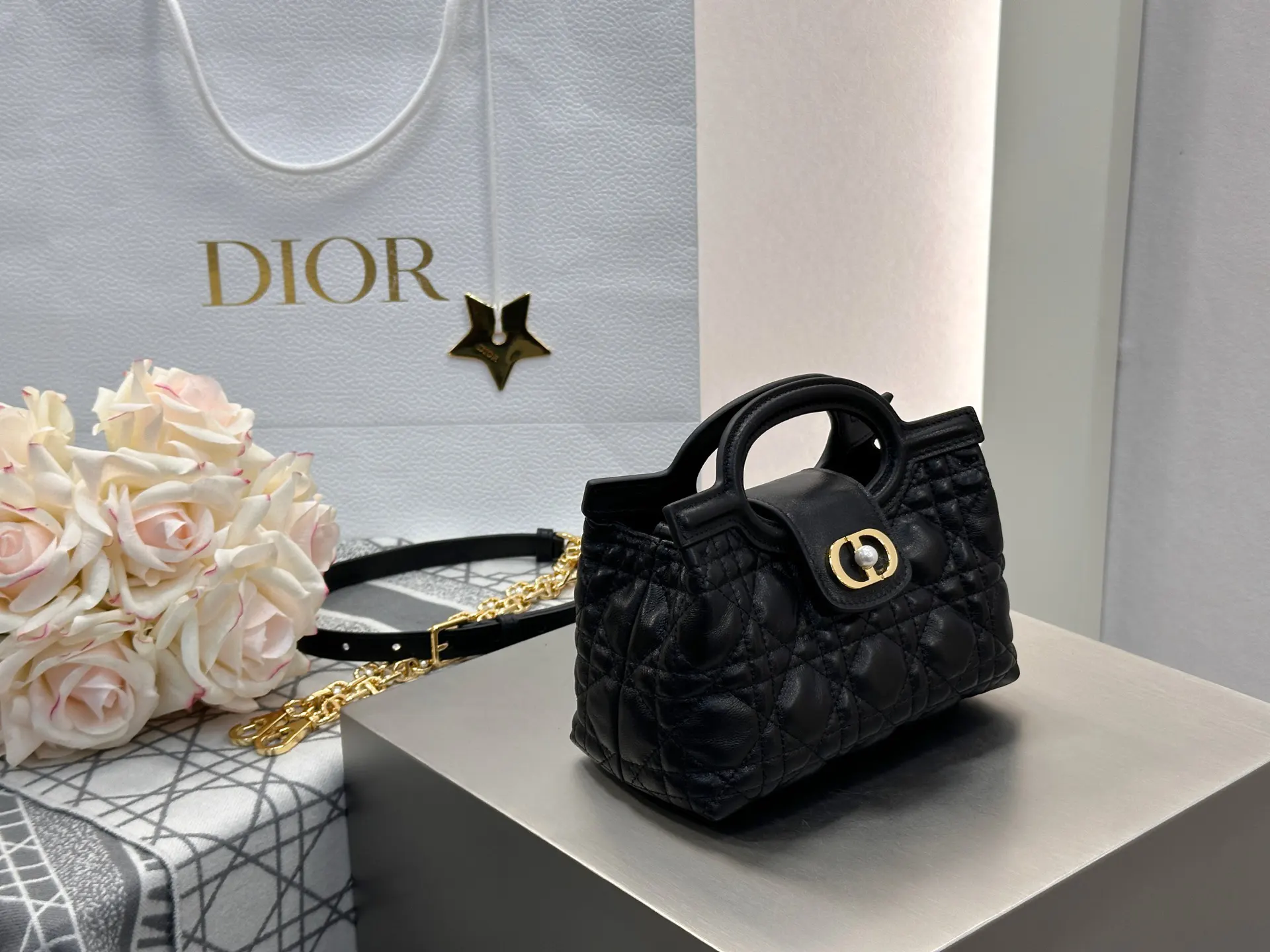 Black White Chain Bag