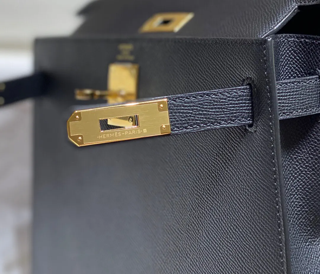 Hermès Kelly 黑色 手提包 25cm