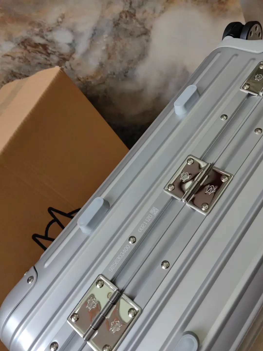 Rimowa Black Gray Suitcase Travel Lightweight