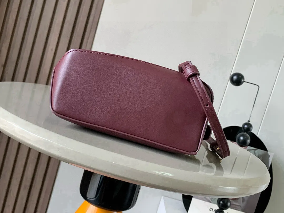 Red Clutch Bag Leather